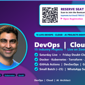 15 LIVE HANDS-ON DEVOPS CLOUD AI PROJECTS BOOTCAMP